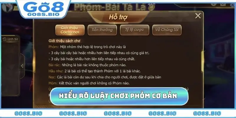 Hiểu rõ luật chơi Phỏm cơ bản cho newbie